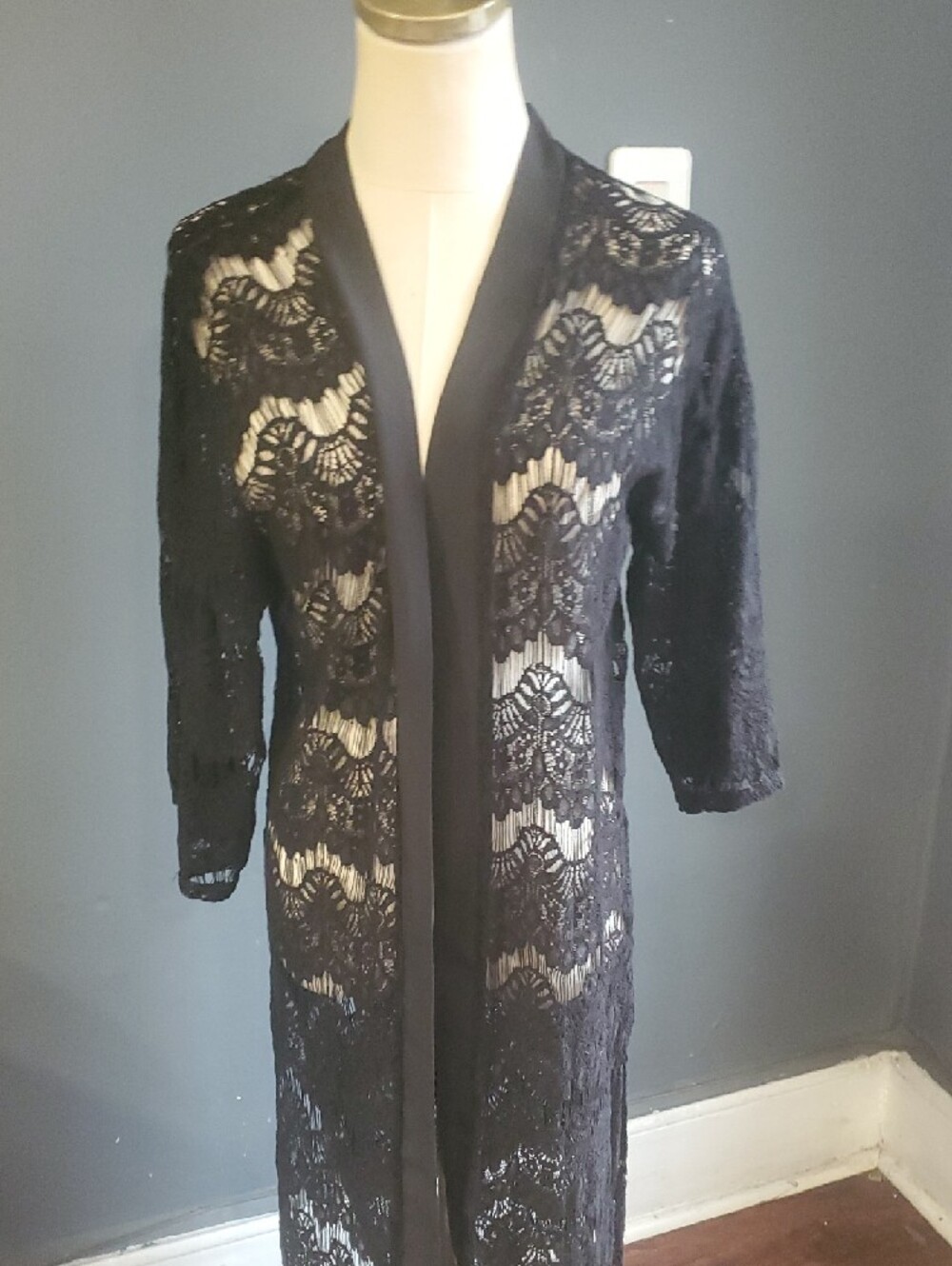 Forever 21 Black Lace Swim Coverup - Picture 3 of 13
